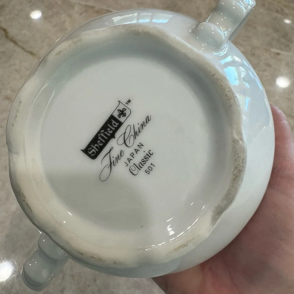 Vintage Sheffield Classic 501 Fine China Sugar Bowl Dish with Lid‎